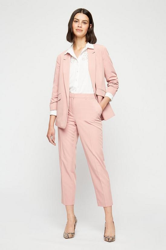 Dorothy Perkins Dusky Pink Ankle Grazer Trousers 1