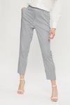 Dorothy Perkins Navy Gingham High Waisted Tailored Trousers thumbnail 2
