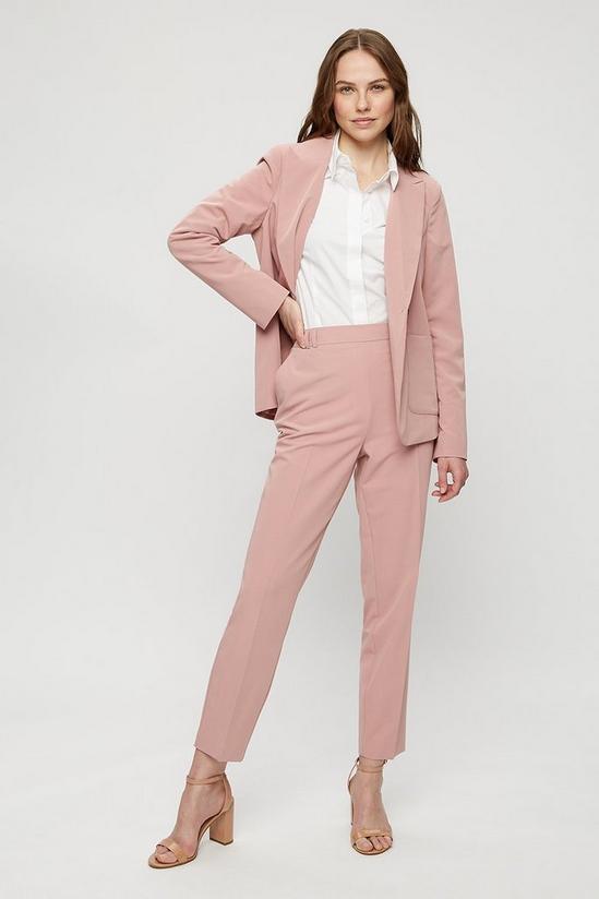 Dorothy Perkins Dusky Pink High Waisted Tailored Trousers 1