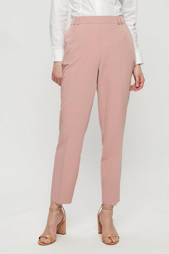 Dorothy Perkins Dusky Pink High Waisted Tailored Trousers 2