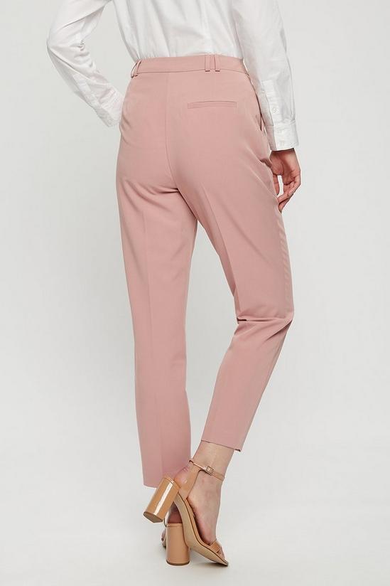 Dorothy Perkins Dusky Pink High Waisted Tailored Trousers 3