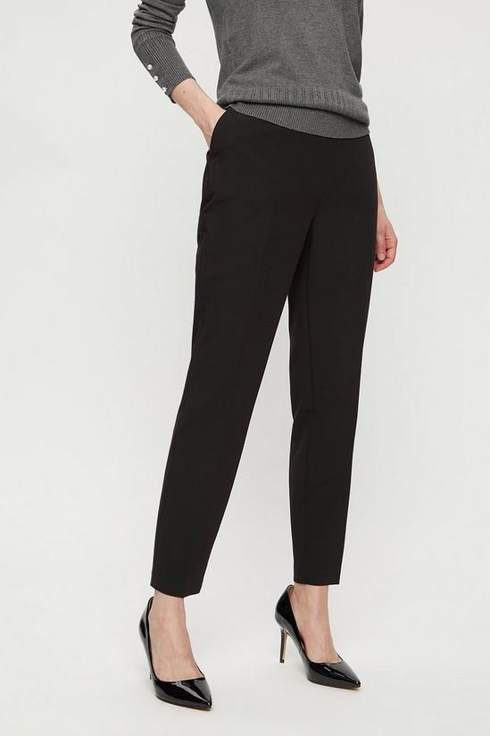Dorothy Perkins Black High Waisted Tailored Trousers 2