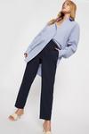 Dorothy Perkins Navy High Waisted Tailored Trousers thumbnail 2