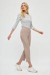 Dorothy Perkins Taupe Ankle Grazer Trousers thumbnail 1