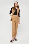 Dorothy Perkins Camel High Waisted Tailored Trousers thumbnail 1