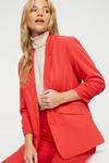 Dorothy Perkins Red Ruched Sleeve Blazer thumbnail 1