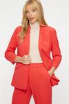 Dorothy Perkins Red Ruched Sleeve Blazer thumbnail 4