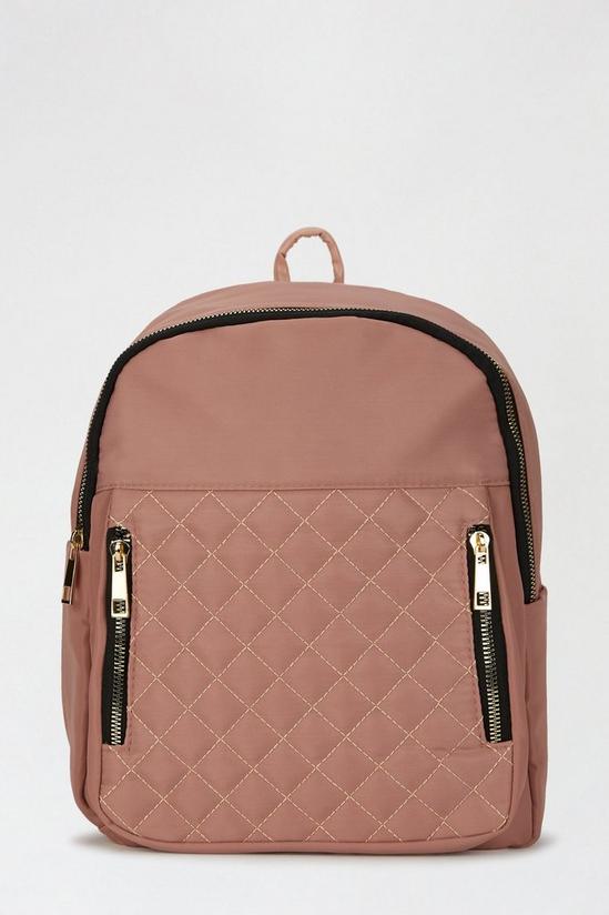 Dorothy Perkins Nylon Quilted Backpack 1