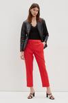Dorothy Perkins Red Ankle Grazer Trousers thumbnail 1