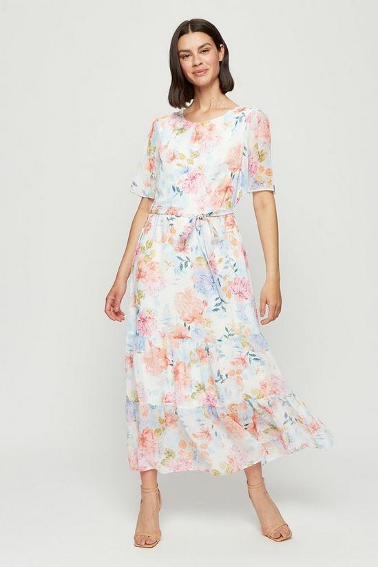 Dorothy Perkins Ivory Floral Maxi Dress 1