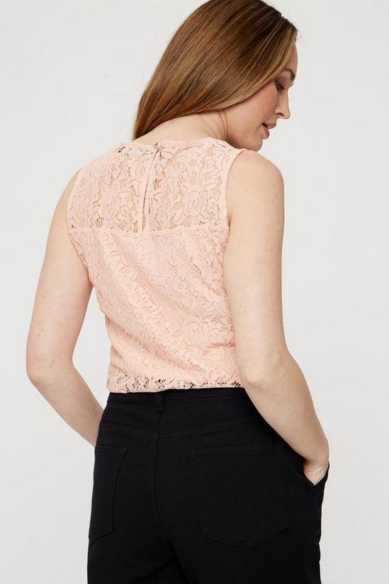 Dorothy Perkins Blush Lace Shell Top 3