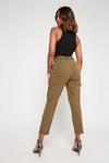 Dorothy Perkins Khaki Lightweight Casual Pocket Trousers thumbnail 3