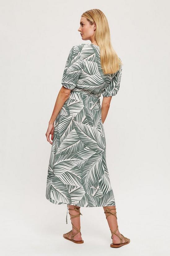 Dorothy Perkins Tall Palm Print Maxi Wrap Dress 3