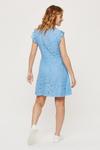 Dorothy Perkins Petite Blue Lace Fit And Flare Dress thumbnail 3