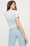 Dorothy Perkins Tall Blue Button Pocket T-shirt thumbnail 3