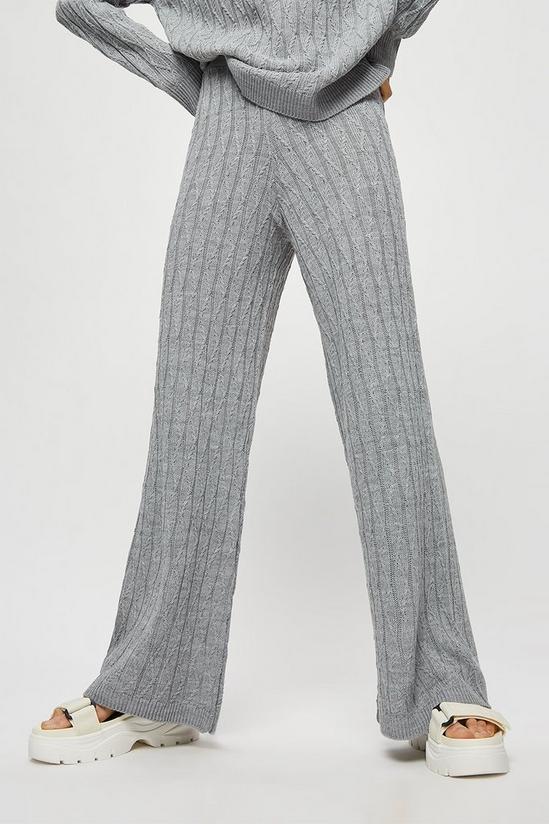 Dorothy Perkins Grey Cable Trouser Coord 2