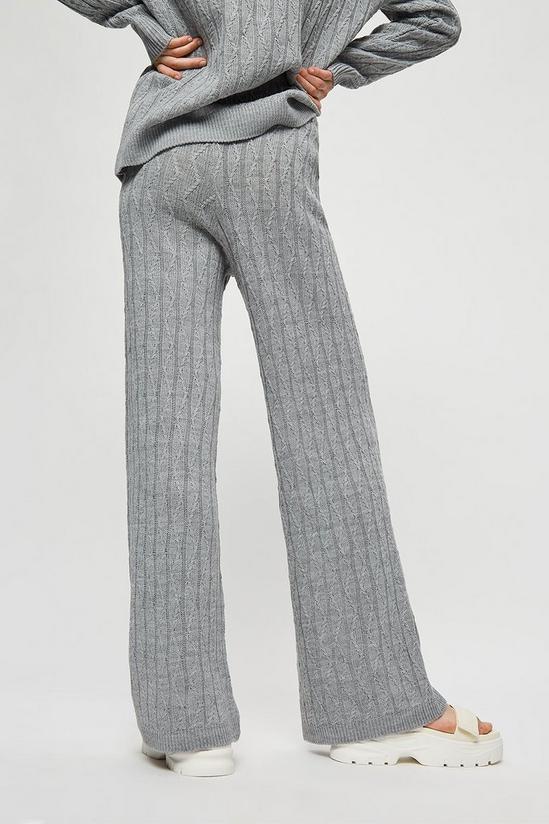 Dorothy Perkins Grey Cable Trouser Coord 3