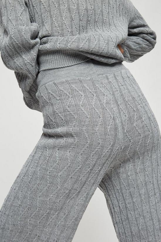 Dorothy Perkins Grey Cable Trouser Coord 4