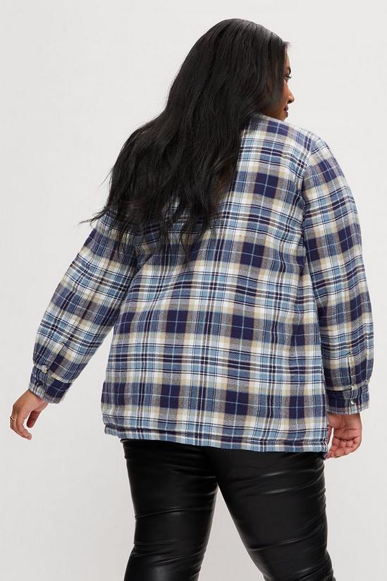 Dorothy Perkins Curve Check Premium Heavy Weight Shacket 3