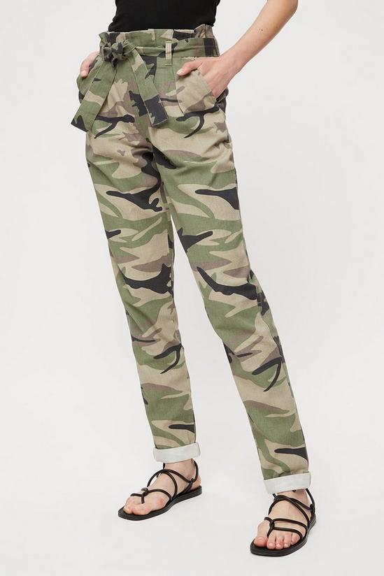 Dorothy Perkins Tall Khaki Camouflage Trousers 2