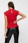 Dorothy Perkins Red Scallop Lace Top thumbnail 3