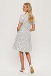 Dorothy Perkins Tall White Spot Fit And Flare Dress thumbnail 3