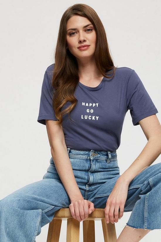 Dorothy Perkins Tall Happy Go Lucky T-Shirt 1