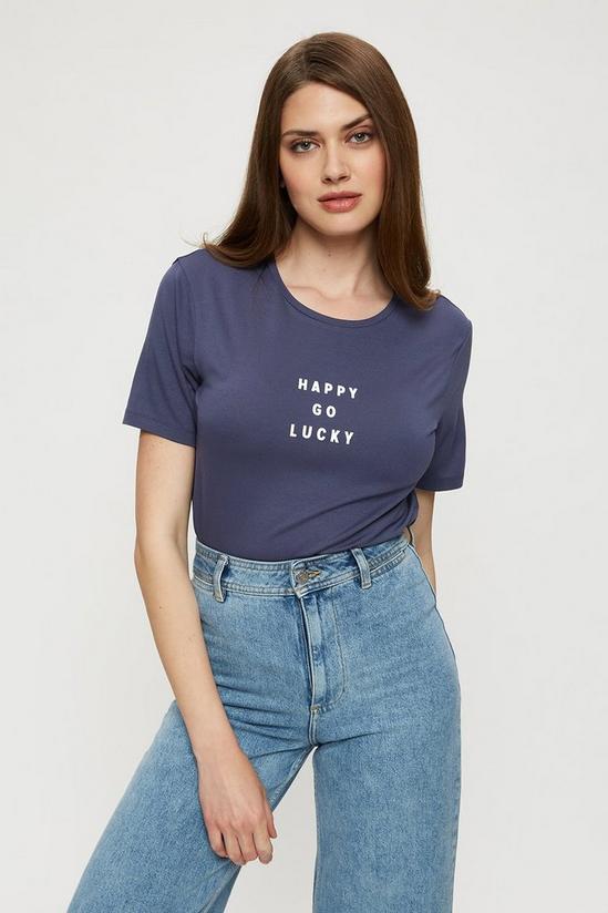 Dorothy Perkins Tall Happy Go Lucky T-Shirt 2