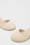 Dorothy Perkins Wide Fit Blush Rosalyn Espadrille Wedge thumbnail 3