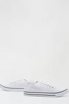 Dorothy Perkins White India Canvas Lace Up Trainers thumbnail 3