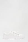 Dorothy Perkins Wide Fit White Ireland Lace Up Trainers thumbnail 1
