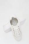 Dorothy Perkins Wide Fit White Ireland Lace Up Trainers thumbnail 4