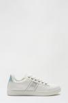 Dorothy Perkins Wide Fit Silver Isle Side Stripe Trainers thumbnail 1