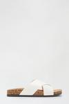 Dorothy Perkins Wide Fit White France Crossover Sandal thumbnail 1