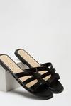 Dorothy Perkins Wide Fit Black Falla Strappy Slide thumbnail 3