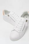 Dorothy Perkins Pink Ivy Side Zip Trainers thumbnail 3