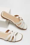 Dorothy Perkins Wide Fit White Falla Strappy Slide thumbnail 3