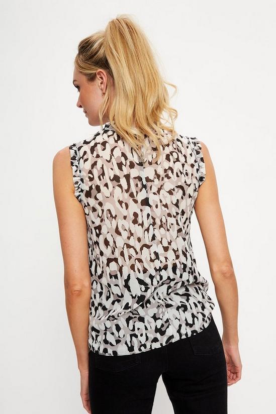 Dorothy Perkins Black And White Animal Shell Top 3