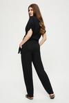 Dorothy Perkins Tall Black Ruched Sleeve Jumpsuit thumbnail 3