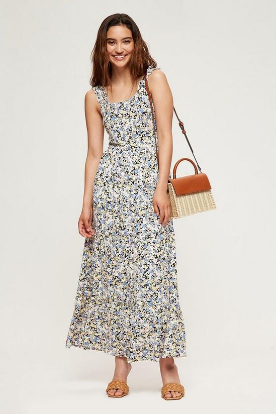 Dorothy Perkins Petite Multi Floral Tiered Maxi Dress 2