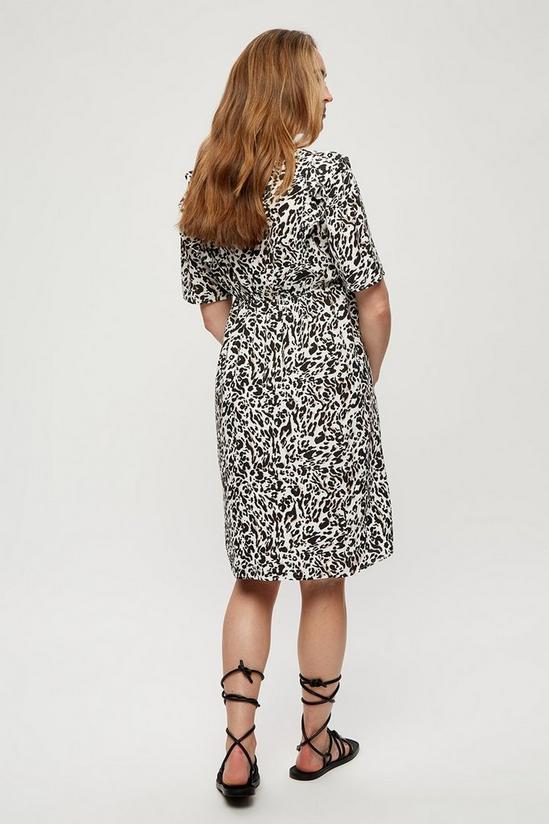 Dorothy Perkins Maternity Leopard Print Ruffle Dress 3