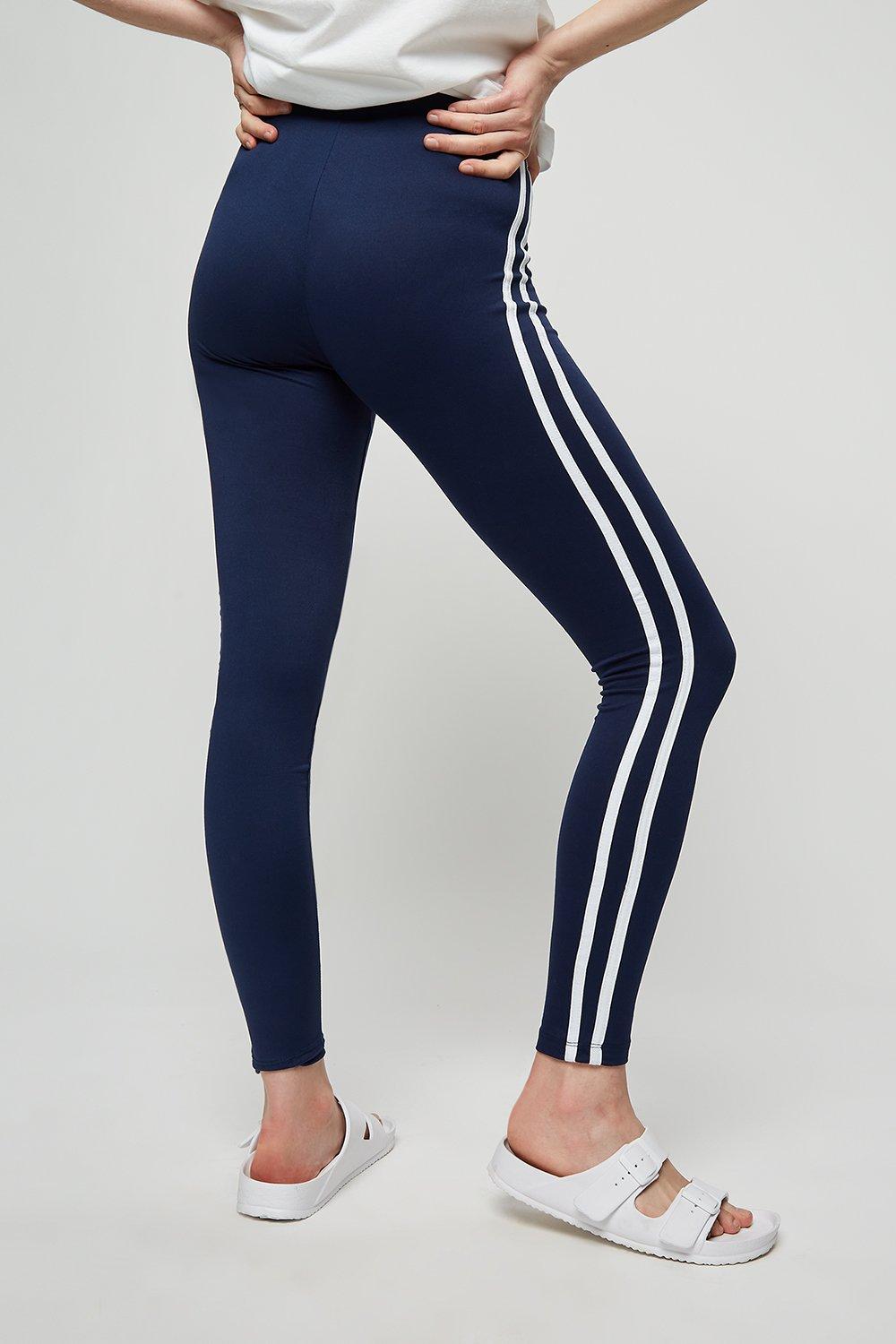 Side Pockets Leggings, Navy F15137 - Trinys Activewear UK