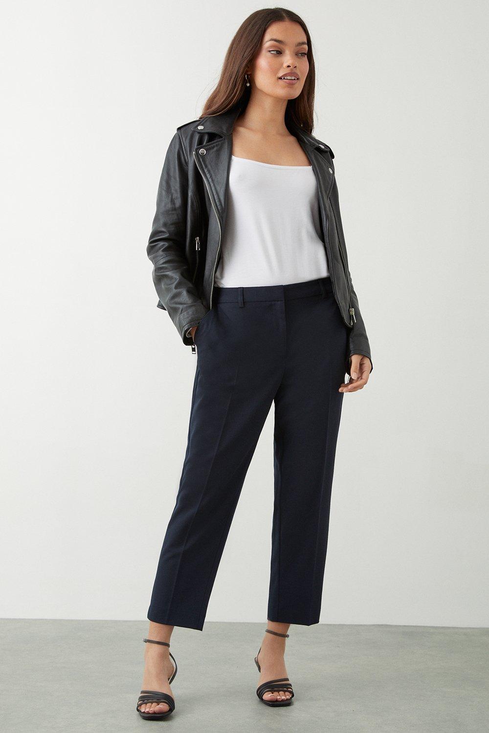 Petite navy trousers sale