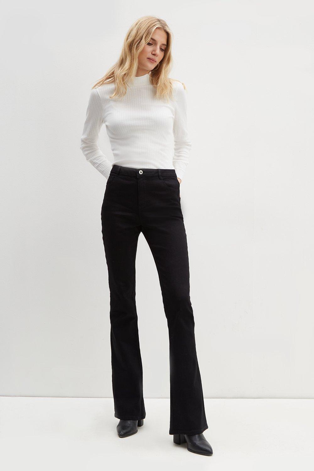 Women’s Tall Black Ellis Bootcut Jeans - 10