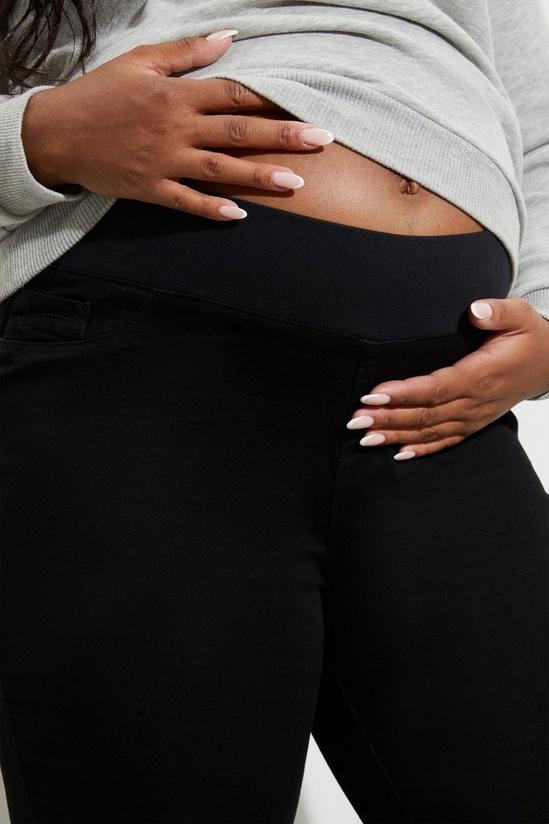 Dorothy Perkins Maternity Black Ellis Underbump Skinny Jeans 4