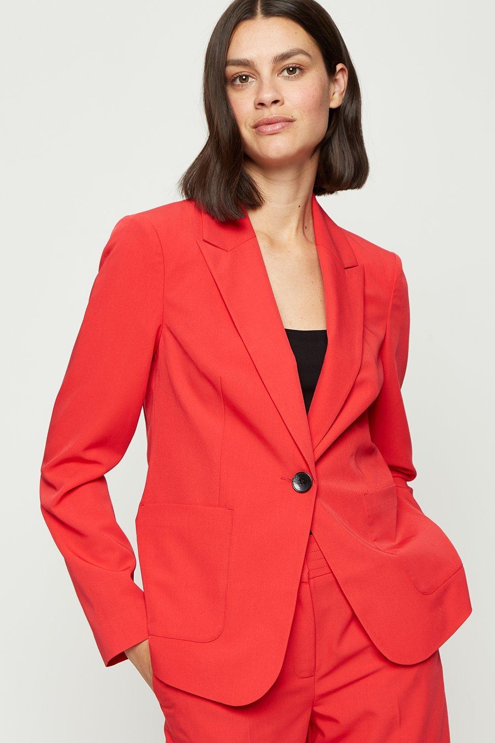 Dorothy perkins red clearance blazer