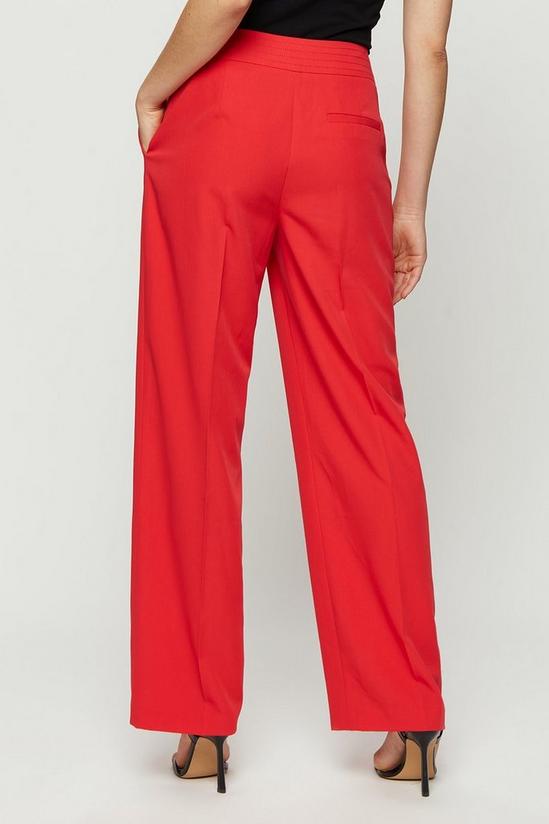 Dorothy Perkins Red Tailored Wide Leg Trouser 3