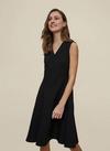 Dorothy Perkins Black Fit And Flare Tailored Dress thumbnail 2