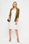 Dorothy Perkins Beige Tailored Button Tab Dress thumbnail 2