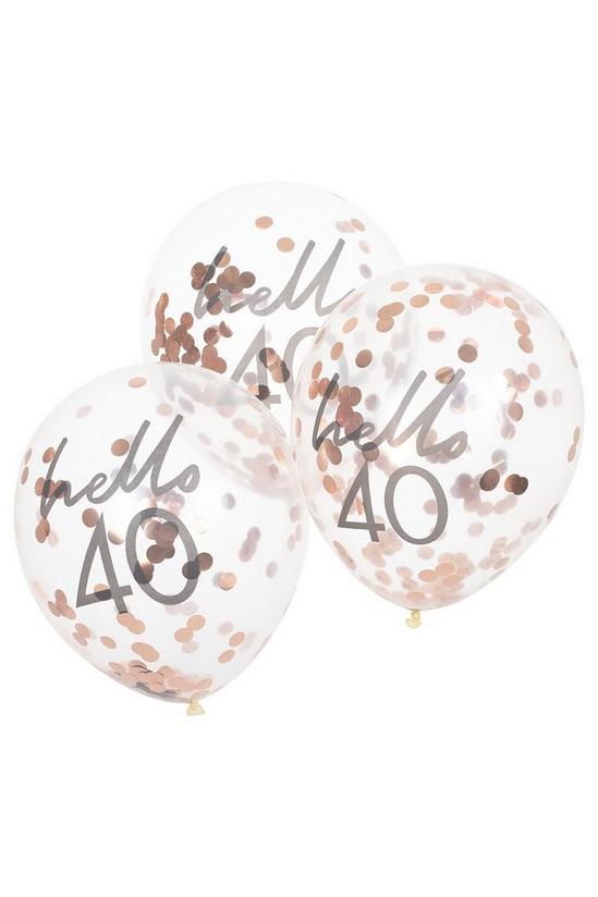 Dorothy Perkins Ginger Ray 'Hello 40' Confetti Balloons 1